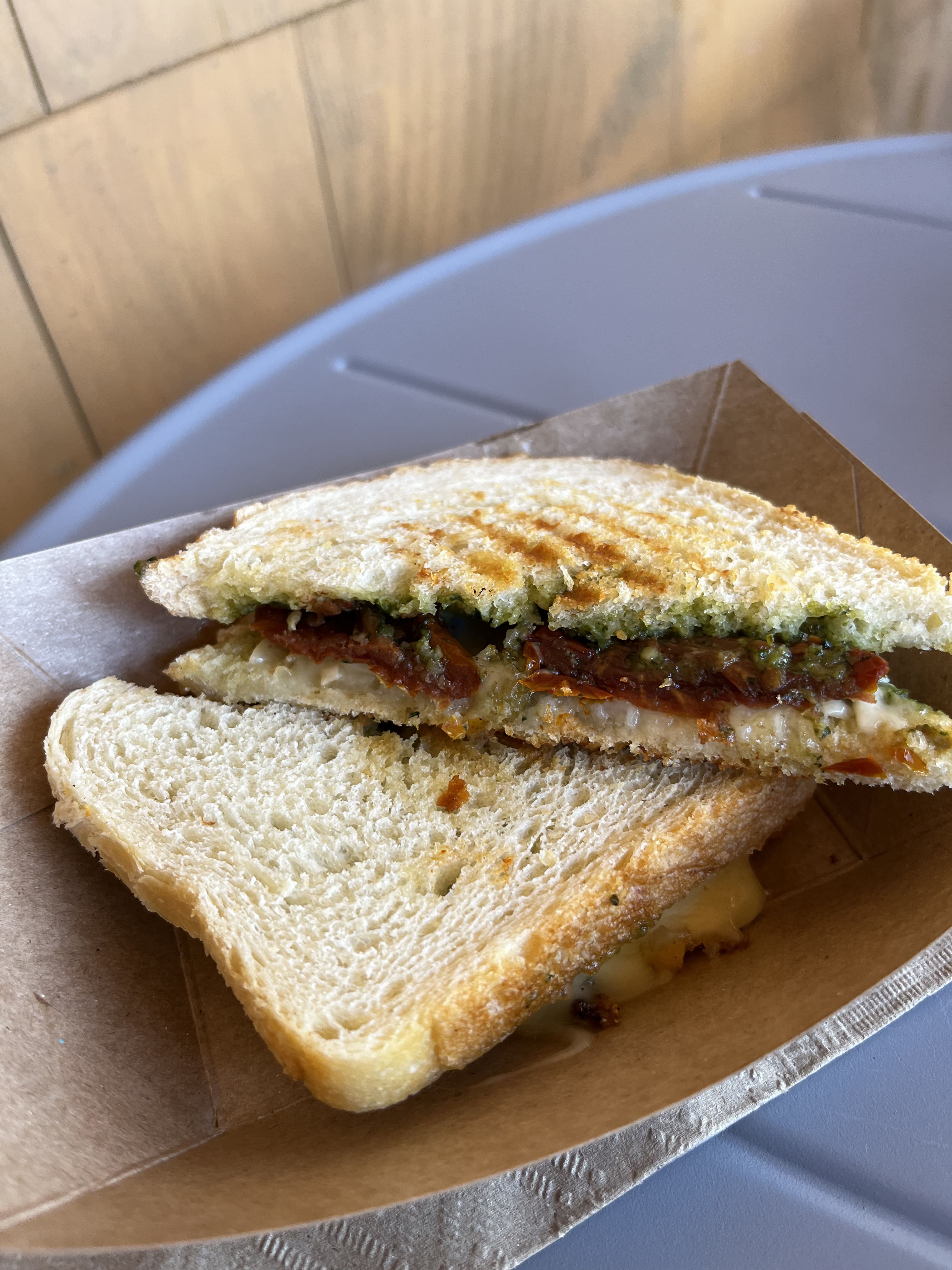 Pesto Grilled Cheese at La Fromage la Station