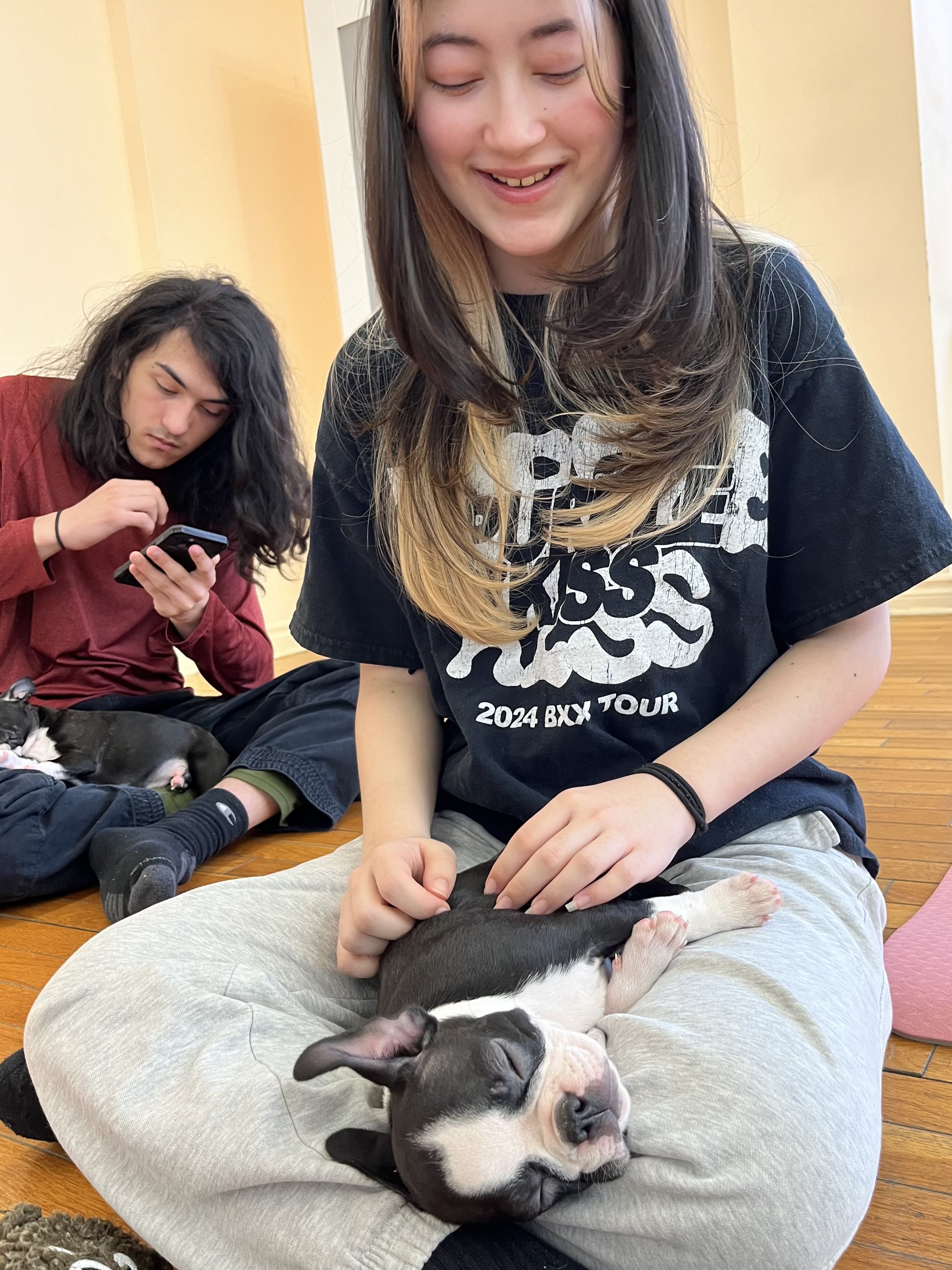 Puppy Yoga at Studio Woof