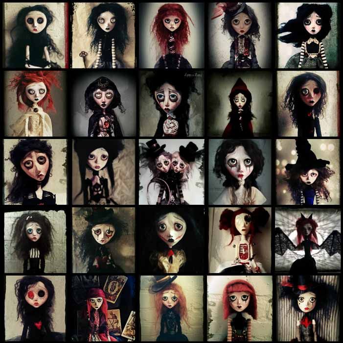 Anima ex Manus Art Dolls Collage
