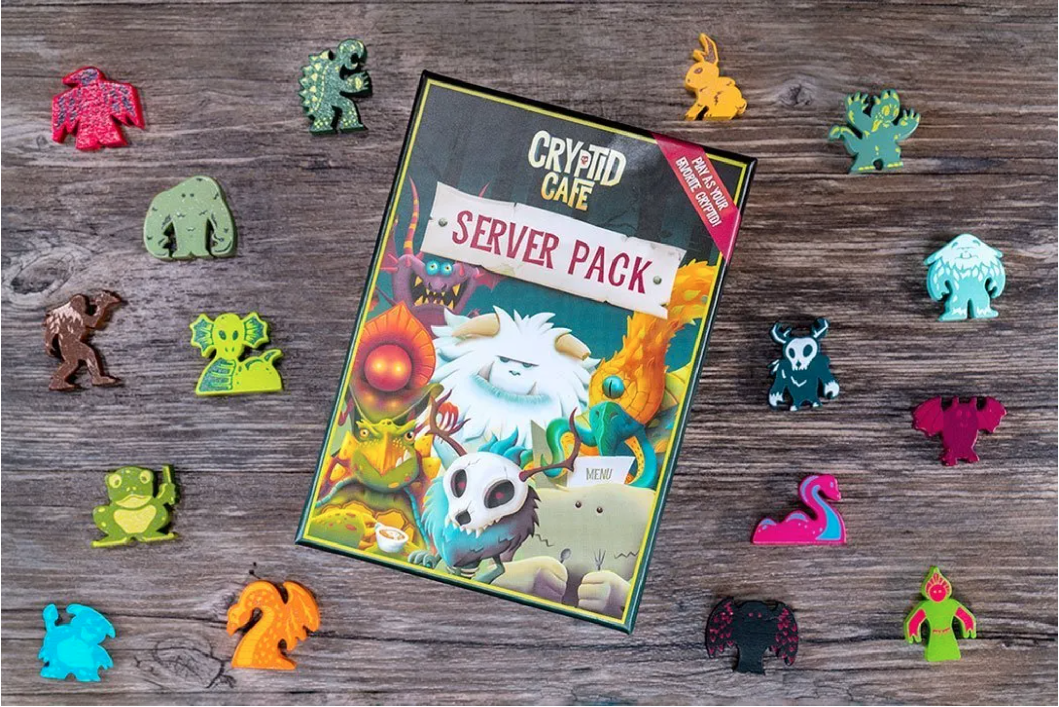 Cryptid Cafe Meeples