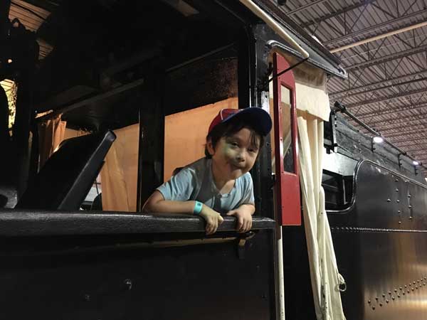 Riding an Exporail Train