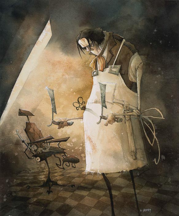 Gris Grimly's Now Open for Walk-Ins Illustration