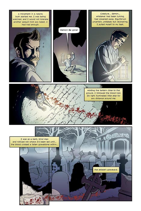 Journey sample page from graphic novel