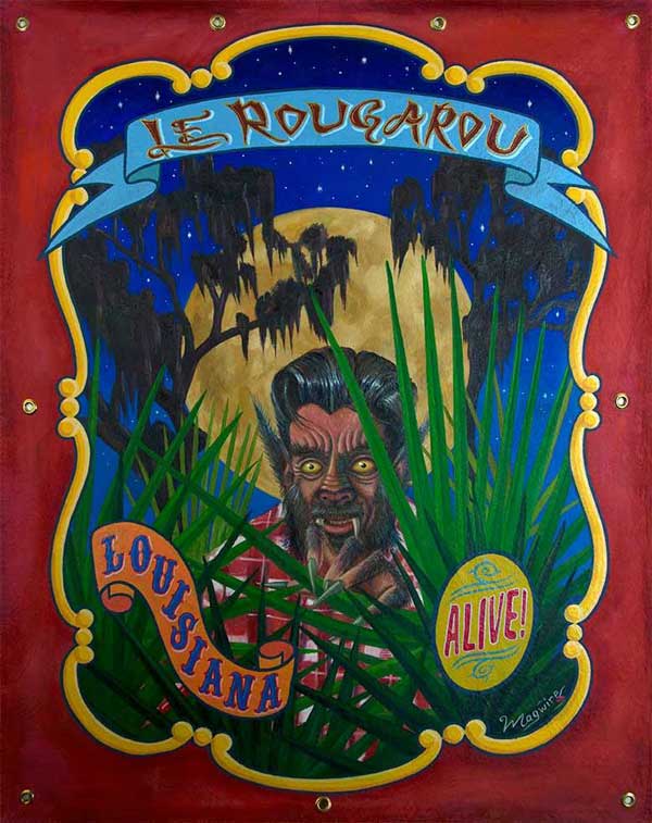 Molly McGuire's artwork Rougarou