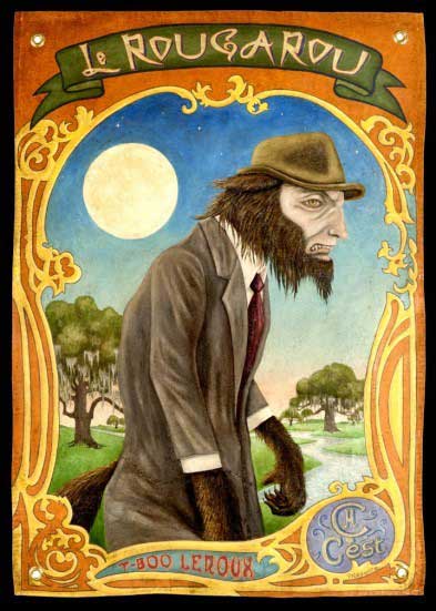 Molly McGuire's artwork Le Rougarou