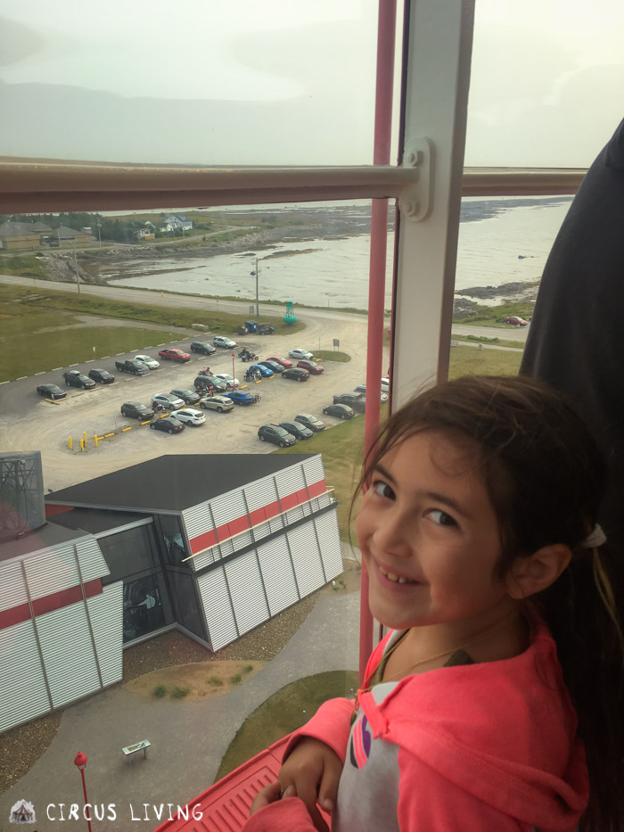 From the top of the Pointe-au-P&egrave;re Lighthouse